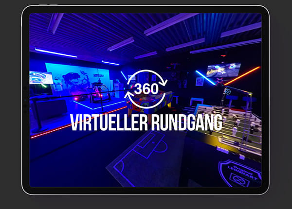 Virtueller Rundgang durch die Lasertag Arena Siegen