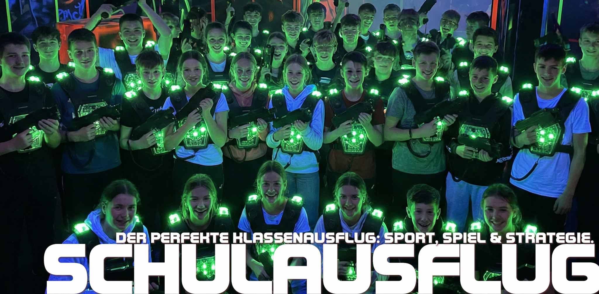 Schulausflug in die Lasertag Arena Siegen